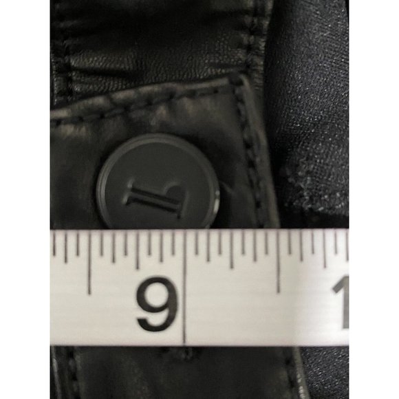 Anthropolgie Pilcro The Stet slim ankle 5 Pocket Pants Faux Leather Size 31p - Picture 4 of 10